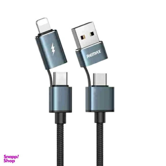 کابل دیتا Type-C/USB به Type-C/Lightning ریمکس کد RC-020T طول 1 متر