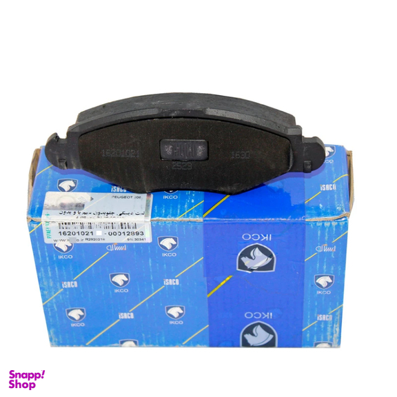 لنت ترمز جلو خودرو ایساکو کد 1620102198 مناسب 206 تیپ 2