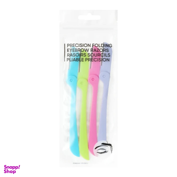 تیغ ابرو مینیسو مدل Precision Folding مجموعه 4 عددی