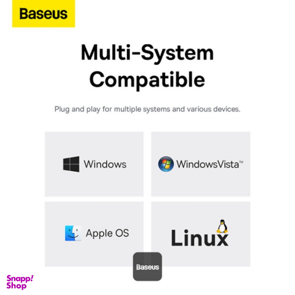 هاب 4 پورت Type-C بیسوس مدل UltraJoy Series