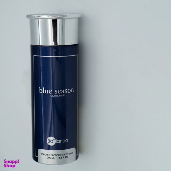 اسپری بدن مردانه بایلندو مدل BLUE SEASON حجم 200 میلی‌لیتر