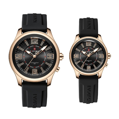 ست ساعت مچی عقربه‌ ای زنانه و مردانه نیوی فورس مدل NF9256