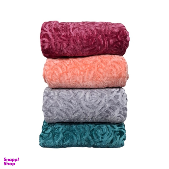 پتو مسافرتی گلبافت مدل فلورا کد Gol160 یکنفره سایز 220×160 سانتی متر