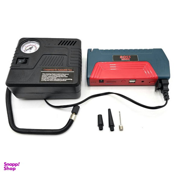 جامپ استارتر و کمپرسور فندکی باس مدل BS-124J