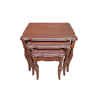 میز عسلی کد SH300 مدل سلطنتی مجموعه 3 عددی