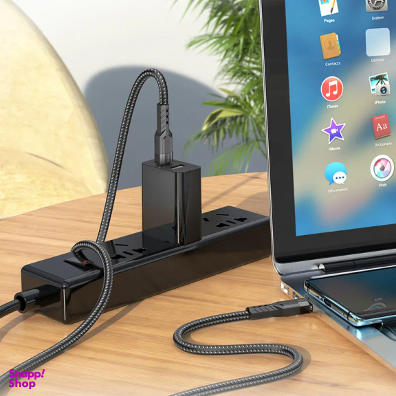 کابل شارژ 60 وات Type-C نکسا مدل L50 طول 1.2 متر