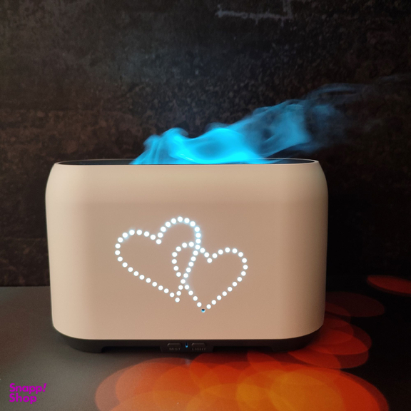 دستگاه بخور و رطوبت ساز سرد مدل قلب طرح آتش