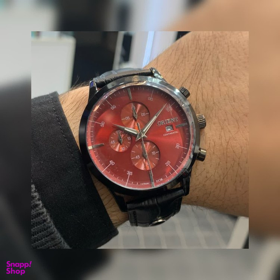 ساعت عقربه ای مردانه اورینت کد 126 رنگ زرشکی