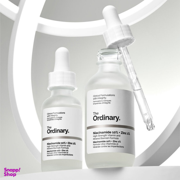 سرم دی اوردینری مدل نیاسینامید 10٪ و زینک 1٪ حجم 30 میلی لیتر