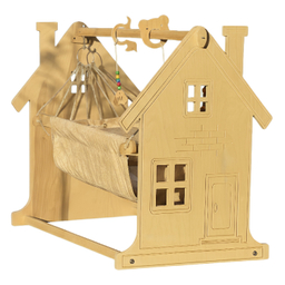 گهواره طرح کلبه کد ghvarehkolbe1001