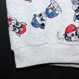 ست بلوز و شلوار پسرانه چیندکا مدل سگ های نگهبان کد 110 رنگ طوسی