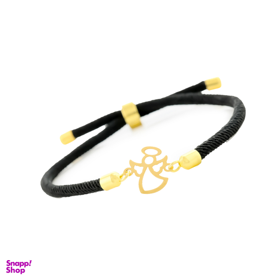 دستبند طلا 18 عیار زنانه روژا گلد طرح فرشته کد 75662