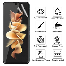 محافظ صفحه نمایش مات بوف مدل Hydrogel-Matte مناسب برای گوشی موبایل سامسونگ Galaxy Z Flip 5 به همراه محافظ پشت گوشی