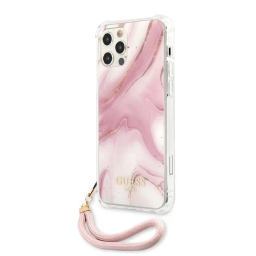 کاور موبایل گس مدل Marble مناسب اپل iphone 12/12 pro به همراه بند