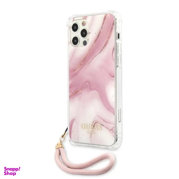 کاور موبایل گس مدل Marble مناسب اپل iphone 12/12 pro به همراه بند