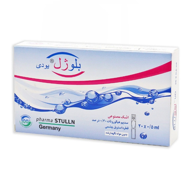 قطره اشک مصنوعی بلوژل یودی فارما اشتولن شرکت داروسازی دانا بسته 20 عددی