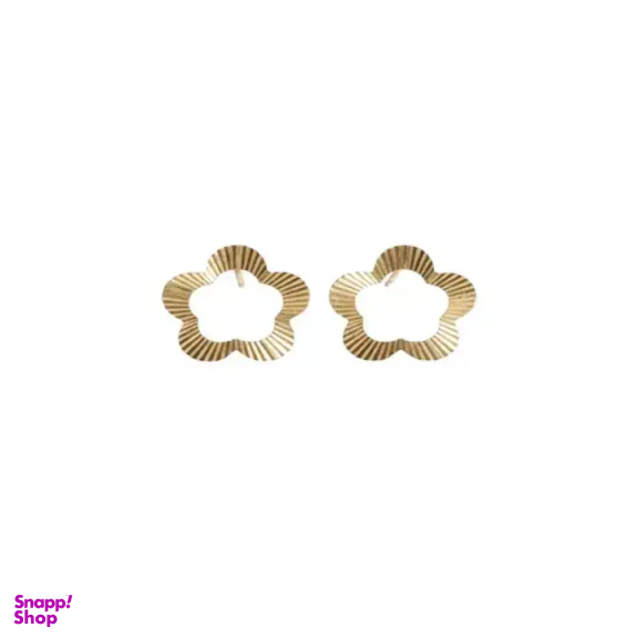 گوشواره طلا 18 عیار زنانه گالری سپینود مدل ونکلیف گل