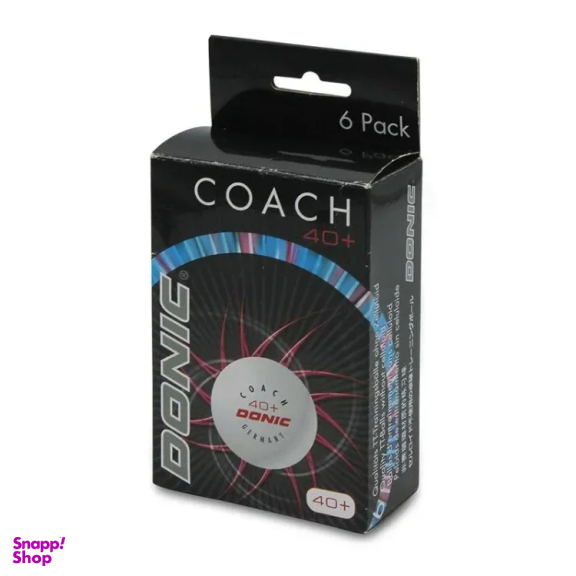 توپ پینگ پنگ دونیک کوچ مدل +40 HGH بسته 6 عددی