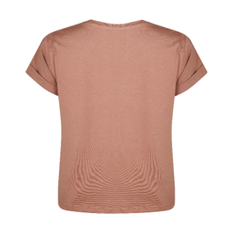 ست تیشرت و شورتک زنانه لوینت مدل strip کد 6397 رنگ کرم