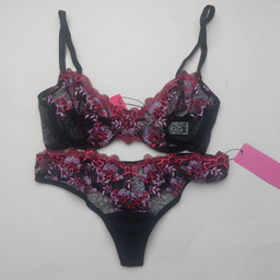 ست سوتین و شورت زنانه برتا کد 2020SP رنگ مشکی