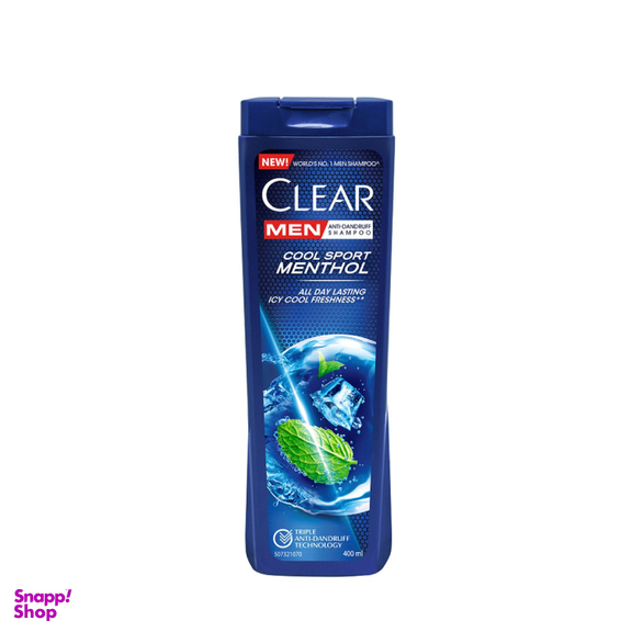 شامپو مو کلیر مدل Cool Sport Menthol حجم 350 میلی لیتر