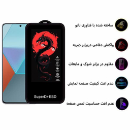 محافظ صفحه نمایش اوجی مدل Dragon SuperD+ESD مناسب گوشی موبایل اپل iPhone 16