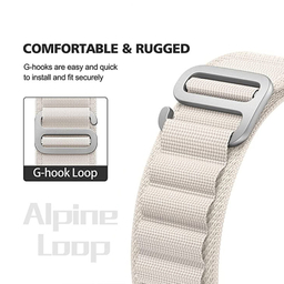 بند اپیکوی مدل Alpine Loop مناسب برای اپل واچ سری 1/2/3/4/5/6/7/8/SE سایز 38/40/41 میلی متری