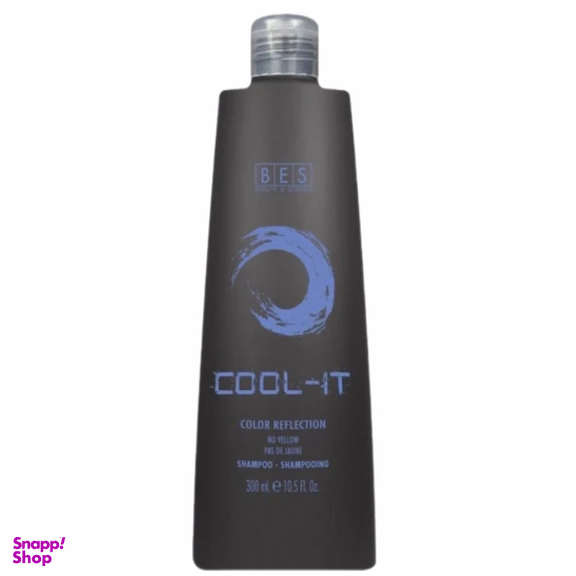 شامپو تثبیت کننده رنگ زنانه بس مدل cool_it مناسب موهای رنگ شده حجم 300 میلی لیتر