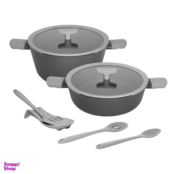 سرویس قابلمه و تابه گرانیت 8 پارچه لیدوما مدل لئو