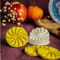 کاتر شیرینی پزی به گز مدل شیرینی فرفره ای مجموعه 2 عددی
