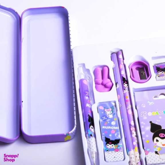 بسته لوازم تحریر مدل کرومی کد 53 مجموعه 10 عددی