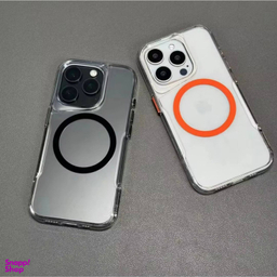 قاب گوشی موبایل کیو سریز مدل Transparent MagSafe مناسب اپل iPhone 15