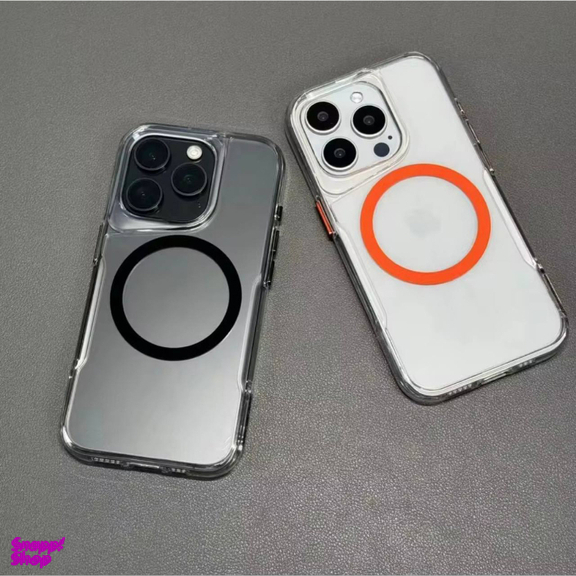 قاب گوشی موبایل کیو سریز مدل Transparent MagSafe مناسب اپل iPhone 15