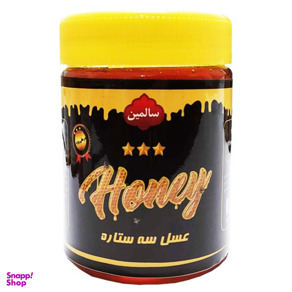 عسل سه ستاره سالمین وزن 500 گرم