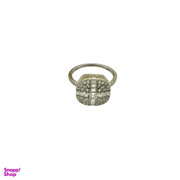 انگشتر نقره 925 عیار زنانه طرح نگین مربع کد RNGF 45582