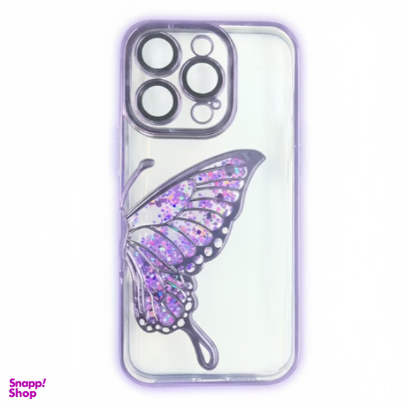 قاب گوشی موبایل مدل طرح پروانه آکواریومی و اکلیلی مناسب Apple iPhone 14 Pro