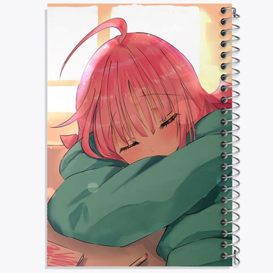 دفتر مشق 50 برگ خندالو مدل رینا انیمه مادوکا مجیکا Madoka Magica کد 18404