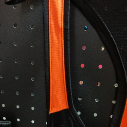 ست تاپ و شلوارک ورزشی مردانه کد 1562 رنگ مشکی نارنجی