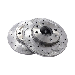 دیسک ترمز جلو فرانکو مدل سوراخدار خنک کننده کد 550247 مناسب پژو 405 بسته 2 عددی