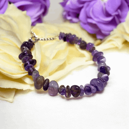 دستبند زنانه آمیتیست کد 38186