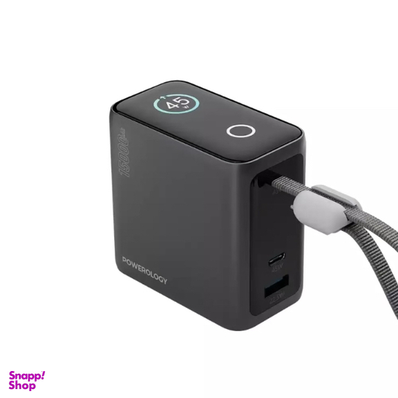 پاوربانک پاورولوژی مدل PPBCHA60 ظرفیت 15000 میلی‌ آمپر ساعت