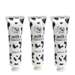 کرم مرطوب کننده دست و صورت ایمجز مدل شیر گاو مناسب انواع پوست حجم 30 میلی لیتر بسته 3 عددی