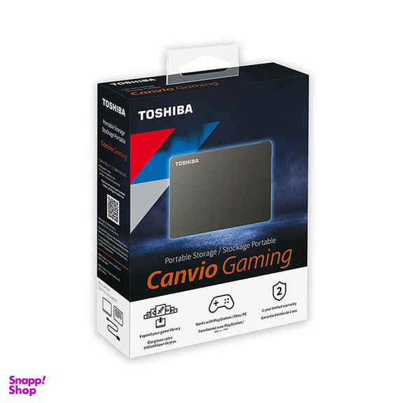 هارد اکسترنال توشیبا مدل Canvio Gaming ظرفیت 4 ترابایت