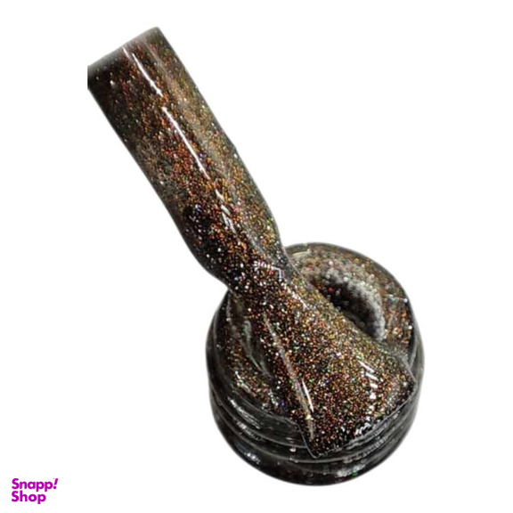 رابر تاپ ژل ناخن کهکشانی رینبو مدل CAT EYE کد X68 حجم 12 میلی لیتر