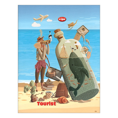 دفتر کلاسوری 80 برگ کلیپس مدل 04-0353