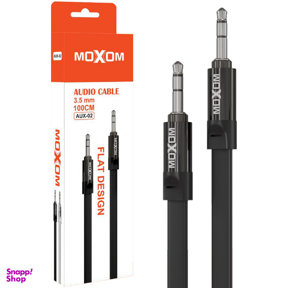 کابل صدا AUX Jack 3.5mm موکسوم مدل AUX-02 طول 1 متر