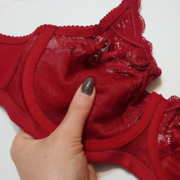 سوتین زنانه شاندرمن مدل فنردار کد 5080-2440-610 رنگ زرشکی