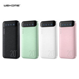 پاوربانک ویکام مدل WP-163 ظرفیت 20000 میلی آمپر ساعت