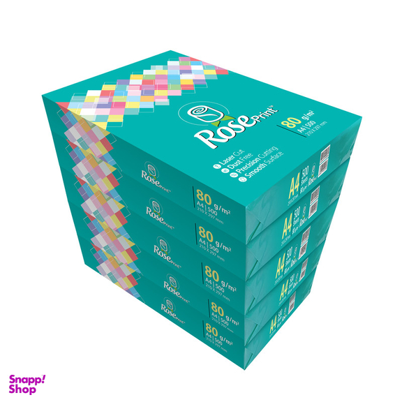 کاغذ A4 رزپرینت مدل POTG بسته 2500 عددی