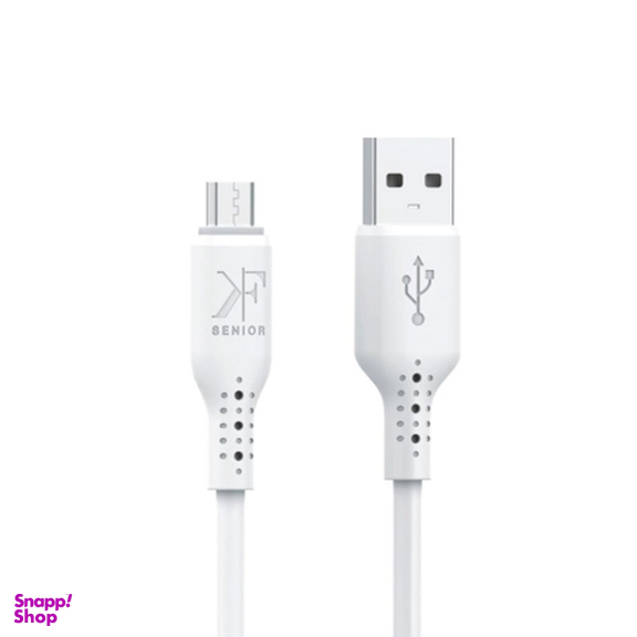 کابل دیتا USB به MicroUSB کی اف-سنیور کد KF Senior S18-M طول 1 متر